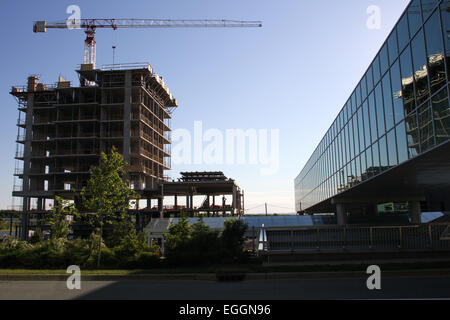 Bau im Gange der ALT Hotel am Halifax Stanfield International Airport am 12. Juni 2012. Stockfoto