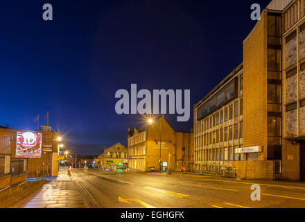 Radio Northampton Broadcasting House frühen Stunden des Morgens Stockfoto