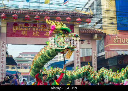 Chinese New Year Celebration-Parade in Hua Hin, Thailand Stockfoto