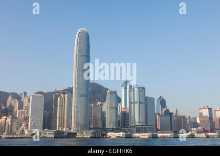 China, Hong Kong, Skyline der Stadt Stockfoto