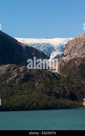 Gletscher-Beagle-Kanal Chile Cordillera Darwin Stockfoto