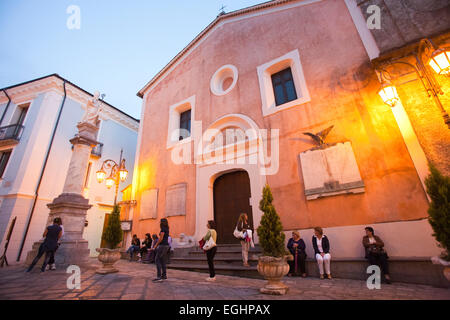 via San Pietro, Annunziata Kirche, Maratea, Basilikata, Italien, Europa Stockfoto