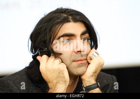 25. Februar 2015 - Athen, Griechenland - deutscher Regisseur, Drehbuchautor und Produzent FATIH AKIN gibt eine Pressekonferenz für seinen neuen Film "The Cut" (Credit-Bild: © Aristidis Vafeiadakis/ZUMA Draht) Stockfoto