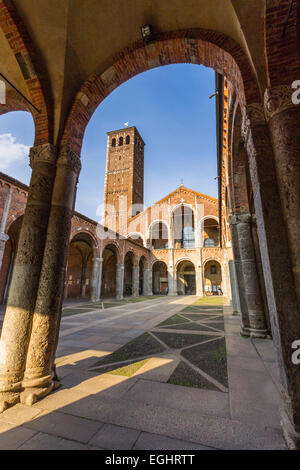Italien, Lombardei, Mailand, Ambrogio Basilika Stockfoto