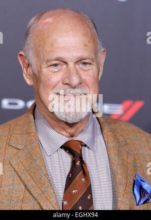 Hollywood, Los Angeles, Kalifornien, USA. 24. Februar 2015. US-Schauspieler Gerald McRaney kommt für die Welt Premiere of Warner Bros Pictures 'Focus' in TCL Chinese Theater in Hollywood, Los Angeles, Kalifornien, USA, 24. Februar 2015. Foto: Hubert Boesl /dpa - NO-Draht-SERVICE-/ Dpa/Alamy Live News Stockfoto