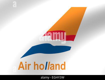 Air Holland Logo Symbol Emblem Flaggensymbol Stockfoto