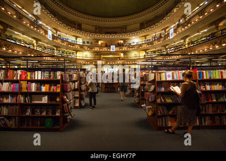 El Ateneo Grand Splendid. Recoleta, Buenos Aires. Argentinien. Stockfoto