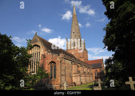 St. Alpheges Kirche, Solihull Pfarrkirche Stockfoto