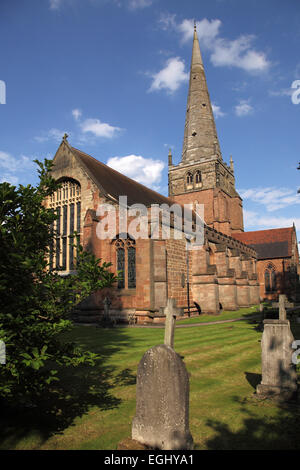 St. Alpheges Kirche, Solihull Pfarrkirche Stockfoto