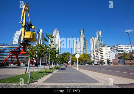 Puerto Madero. Buenos Aires, Argentinien. Stockfoto