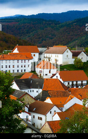 Häuser in einem Dorf Stockfoto