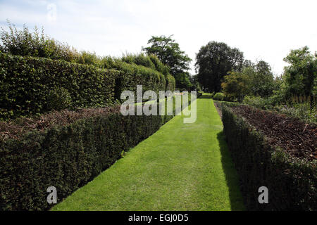 Castle Bromwich Hall Gärten, eine englische Barockgarten derzeit unter Restoratiion durch die Castle Bromwich Hall Gardens Trust Stockfoto