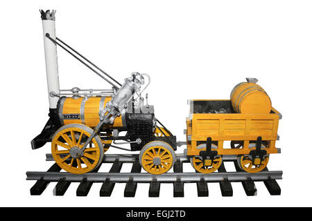 Modell des George Stephensons "Rakete" Stockfoto
