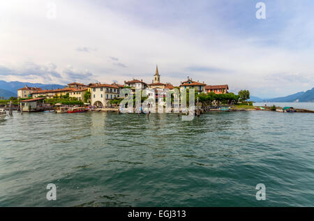 Italien, Piemont, Lago Maggiore, Isola dei Pescatori Stockfoto