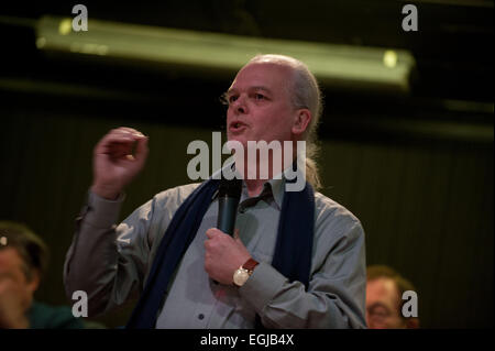 Paris, Frankreich. 24. Februar 2015. Konferenz "Fukushima Atomunfall - vier Jahre später", Green Cross Paris, Frankreich. Bildnachweis: Ania Freindorf/Alamy Live-Nachrichten Stockfoto