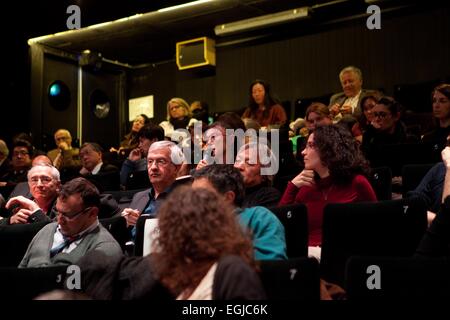 Paris, Frankreich. 24. Februar 2015. Konferenz "Fukushima Atomunfall - vier Jahre später", Green Cross Paris, Frankreich. Bildnachweis: Ania Freindorf/Alamy Live-Nachrichten Stockfoto