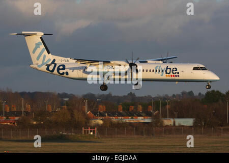 Flybe DHC DASH 400 Stockfoto