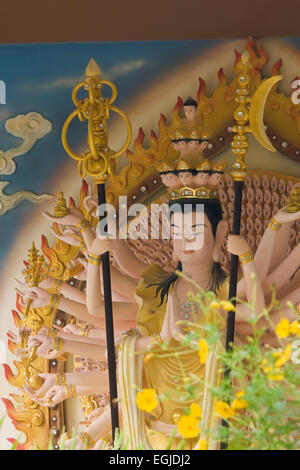 Heiligen des Porzellans in der Jade-Pagode, Ho Chi Minh Stadt, Saigon, Vietnam, Südostasien Stockfoto