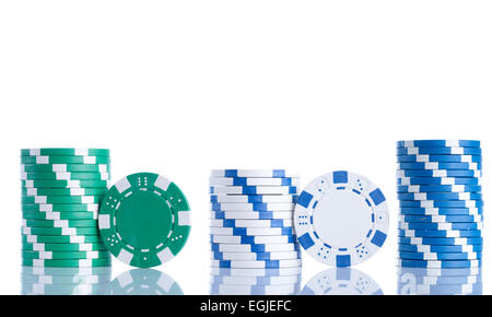 Poker Chips Stockfoto