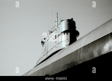 Der Militärtechnik. Monkasel Russische U-Boot Denkmal in Surabaya in Java in Indonesien in Südostasien im Fernen Osten. Geschichte Reisen Stockfoto