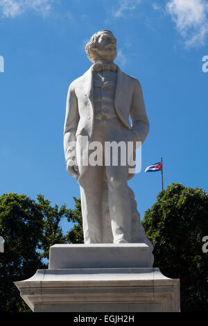 Statue von Carlos Manuel de Céspedes, ein kubanischen Pflanzer, der seine befreit, Sklaven und die Erklärung der Unabhängigkeit Kubas 1868 Stockfoto