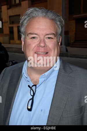 New York, NY, USA. 25. Februar 2015. Jim O'Heir unterwegs für Promi-Schnappschüsse - Mi, New York, NY 25. Februar 2015. © Derek Sturm/Everett Collection/Alamy Live-Nachrichten Stockfoto
