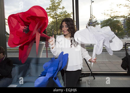 Hamburger Sommerfest 2014 bei Kühne Logistics University mit: Susi Kentikian wo: Hamburg, Deutschland bei: 23. August 2014 Stockfoto