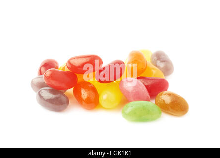 Haufen von mehreren Gelee Bohne Bonbons Stockfoto