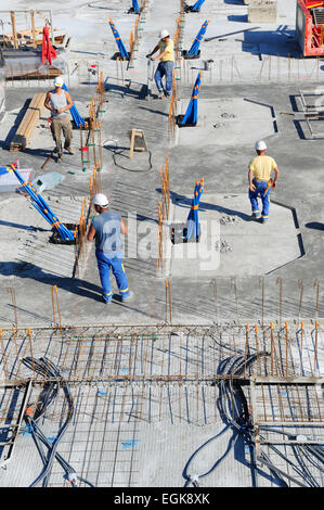 BTP (öffentliche Gebäude und Arbeitsbereich)-Baustelle Stockfoto