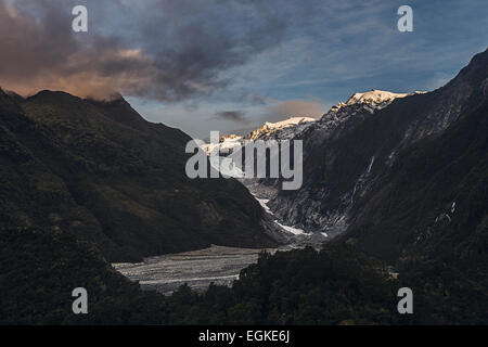 Franz Josef Gletscher, Südinsel, Neuseeland Stockfoto