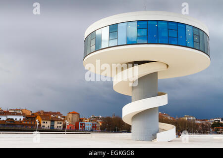 Internationales Kulturzentrum Oscar Niemeyer. Aviles, Asturien, Spanien, Europa Stockfoto