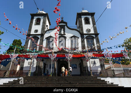 Wallfahrt Kirche Nossa Senhora Monte, Funchal, Madeira, Portugal Stockfoto