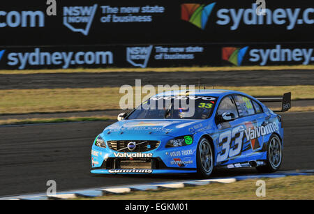 V8 Supercars Meisterschaft: 28 bei Sydney Motorsport mit Rennen: Scott McLaughlin Where: Sydney, Australien bei: 24. August 2014 Stockfoto