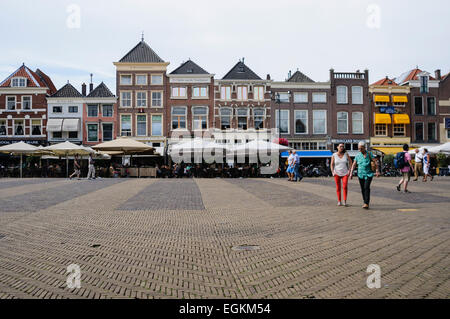 Marktplatz in Delft, Niederlande Stockfoto