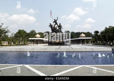 Das National Monument gewidmet heroische Figuren in Kuala Lumpur Lake Gardens Stockfoto