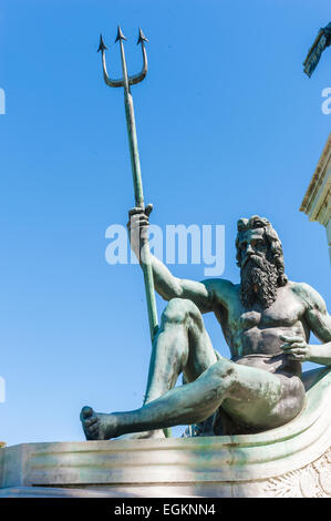 Detail aus dem Gouverneur Phillip Brunnen im Botanischen Garten, Sydney, Australien Stockfoto