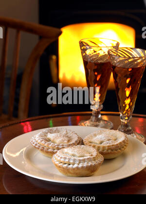 Mince pies Stockfoto