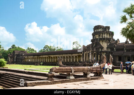 Angkor Wat Tempel in Siem Reap, Kambodscha, Asien. Stockfoto