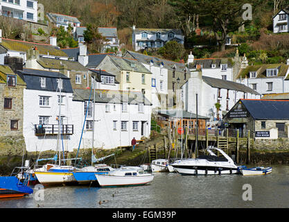 Hafen von Polperro, Cornwall, England UK Stockfoto