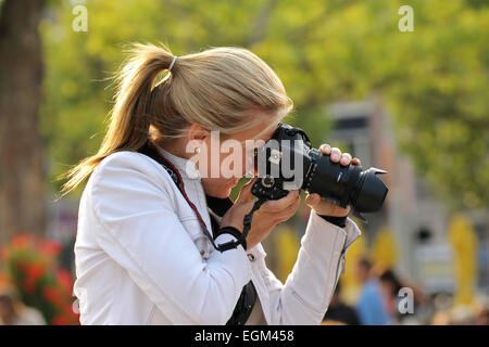 Amateur-Fotografen Stockfoto