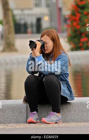 Amateur-Fotografen Stockfoto