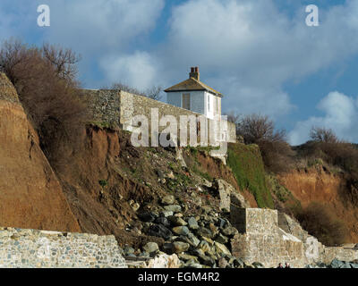 Die hl. Agnes, die Trevaunanace Cove Stockfoto