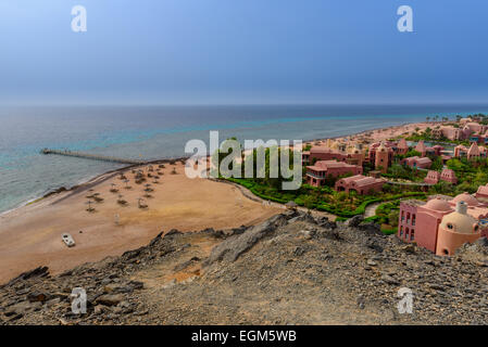 Ansicht von Taba Heights Golf und Holiday Resort befindet sich am Roten Meer in Sinai, Ägypten Stockfoto