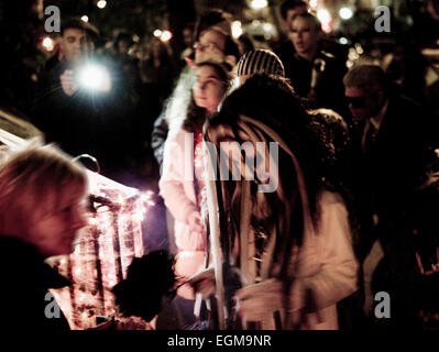 Treating, Halloween-Nacht, New York City, USA Stockfoto