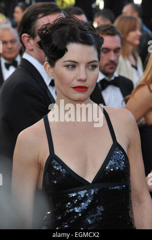 CANNES, Frankreich - 17. Mai 2013: Delphine Chanéac bei der Gala-Premiere von "The Past" (Le PassŽ) im Wettbewerb der 66. Filmfestival von Cannes. Stockfoto