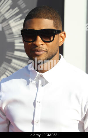 2014 MTV Video Music Awards auf dem Forum - Ankünfte mit: Usher wo: Inglewood, Kalifornien, Vereinigte Staaten, wann: 24. August 2014 Stockfoto