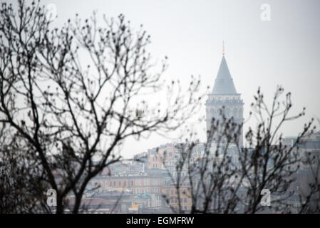 ISTANBUL, Türkei / Türkiye — der Hof der Favoriten im kaiserlichen Harem des Topkapi-Palastes. Der kaiserliche Harem war das innere Heiligtum des Topkapi-Palastes, in dem der Sultan und seine Familie lebten. Auf einer Halbinsel mit Blick auf den Bosporus und das Goldene Horn stand der Topkapi-Palast, der etwa 400 Jahre (1465–1856) ihrer 624-jährigen Herrschaft die Hauptwohnung der osmanischen Sultane war. Stockfoto