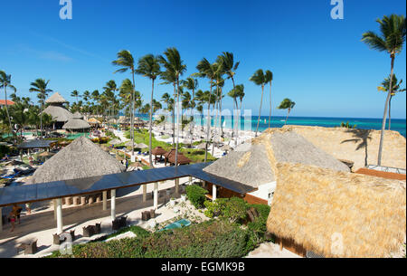 Dominikanische Republik. Secrets Royal Beach und jetzt Larimar Resorts in Punta Cana. 2015. Stockfoto