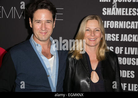 Showtime 2014 Emmy Eve anlässlich der Sunset Tower Hotel - Anreise mit: Gäste wo: Los Angeles, California, Vereinigte Staaten von Amerika bei: 25. August 2014 Stockfoto