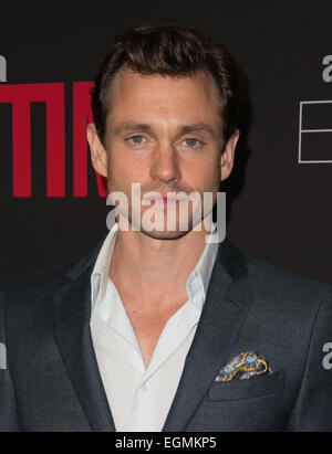 Showtime 2014 Emmy Eve anlässlich der Sunset Tower Hotel - Anreise mit: Hugh Dancy wo: Los Angeles, California, Vereinigte Staaten von Amerika bei: 25. August 2014 Stockfoto